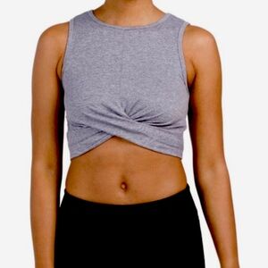 ZOBHA Melange Twist Cropped Blue Granite Top size Medium